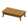 rattan low table
