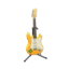 Rock Guitar (Orange-Yellow - Emblem Logo)