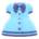 Sailor-collar dress's Blue variant