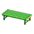 Bamboo Bench (Green Bamboo) NH Icon.png