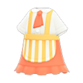 Café-Uniform Dress (Orange) NH Storage Icon.png