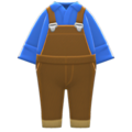 Denim Overalls (Brown) NH Icon.png