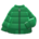 Down jacket's Green variant
