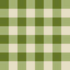 The Green gingham pattern for the ranch bed.