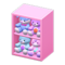 Dreamy Shelves (Pink) NH Icon.png