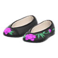 Embroidered Shoes (Black) NH Storage Icon.png