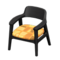 Nordic Chair (Black - Orange) NH Icon.png