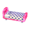 Polka-Dot Bed (Ruby - Grape Violet) NL Model.png