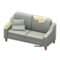 Sloppy Sofa (Gray - Beige) NH Icon.png