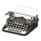 Typewriter (Black) NH Icon.png