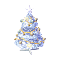 White festive tree