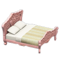 Elegant Bed (Pink - White with Stripe) NH Icon.png