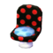 Polka-Dot Chair (Pop Black - Soda Blue) NL Model.png