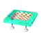 Polka-Dot Table (Emerald - Cola Brown) NL Model.png