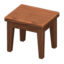 Wooden Mini Table (Dark Wood - None)