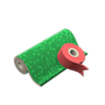 green wrapping paper
