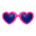 Heart shades's Pink variant