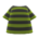 Striped tee's Green variant