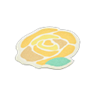 yellow rose rug