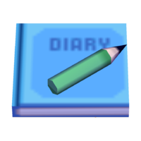 Blue diary