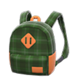 Checkered Backpack (Green) NH Storage Icon.png