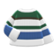Colorful Striped Sweater (White, Blue & Green) NH Icon.png