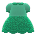 Floral Lace Dress (Green) NH Icon.png
