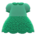 Floral Lace Dress's Green variant