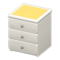 Simple Small Dresser (White - Yellow) NH Icon.png