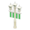 Street Lamp with Banners (White - Green) NH Icon.png