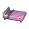 Stripe Bed (Gray Stripe - Pink Stripe) NL Model.png