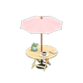 Bistro Table (Light Wood - Pink) NH Icon.png