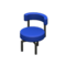 Cool Chair (Black - Blue) NH Icon.png
