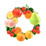 fruit wreath