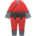 Ninja costume's Red variant