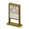 Poster Stand (Gold - Pottery Exhibition) NH Icon.png