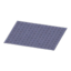 simple navy bath mat
