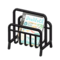 Tubular Magazine Rack (Black - Pet Magazine) NH Icon.png