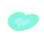 Turquoise Heart Rug