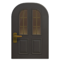 Black Vertical-Panes Door (Round) NH Icon.png