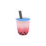 boba strawberry tea