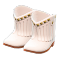 Cowboy Boots (Ivory) NH Storage Icon.png