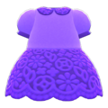 Floral Lace Dress (Purple) NH Icon.png