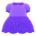 Floral Lace Dress's Purple variant