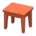 Wooden mini table's Cherry wood variant