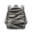 Zebra-print backpack's White variant