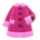 Animal-Print Coat's Pink variant