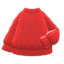 Aran-knit sweater