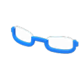 Bottom-Rimmed Glasses (Blue) NH Storage Icon.png