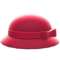 Bowler Hat with Ribbon (Red) NH Icon.png